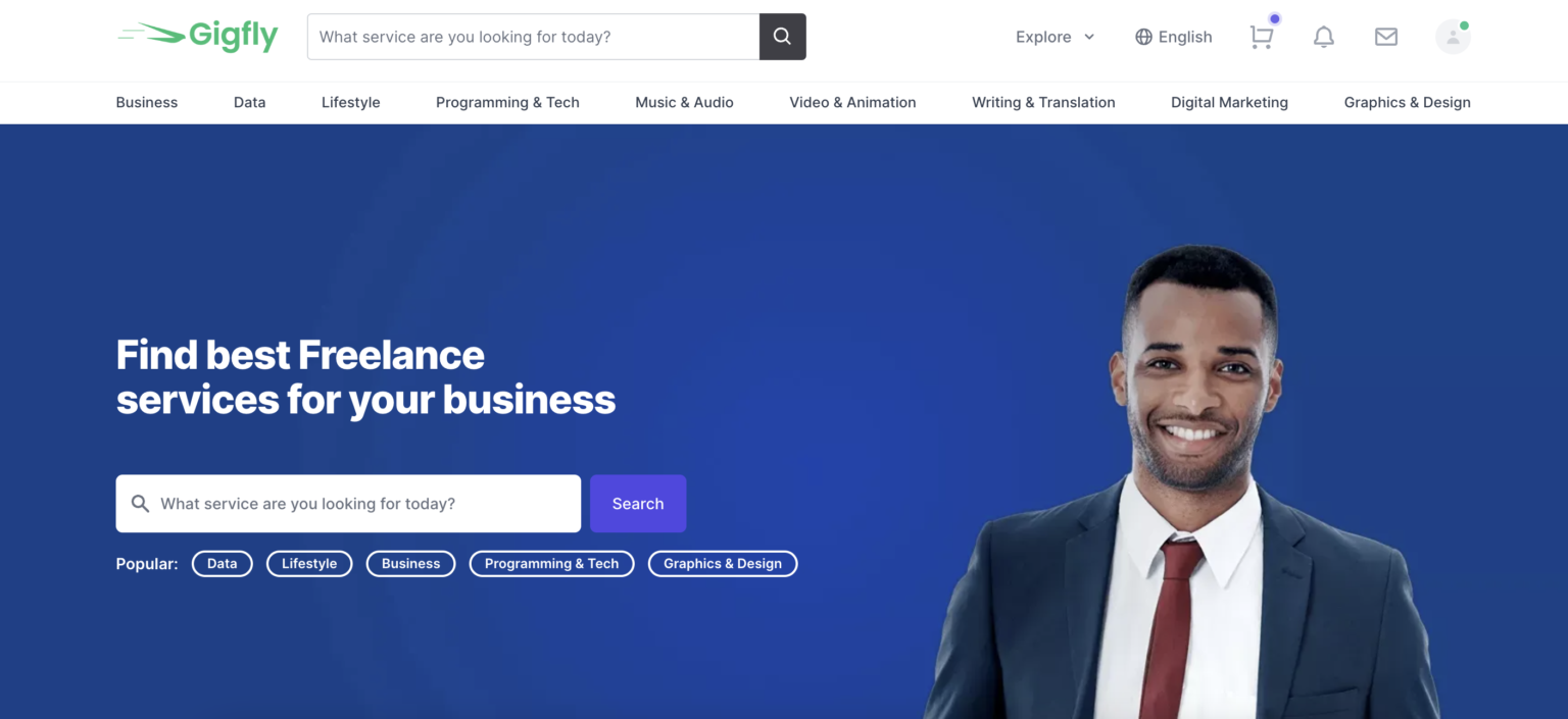 GigFly - Freelancing Marketplace connects businesses with freelancers